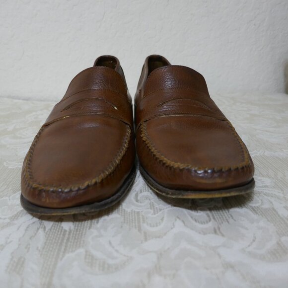 Cole Haan Country Crafted in Italy Brown Leather Penny Loafers 10 Med main image 16